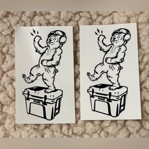 Yeti stickers -pack of 2